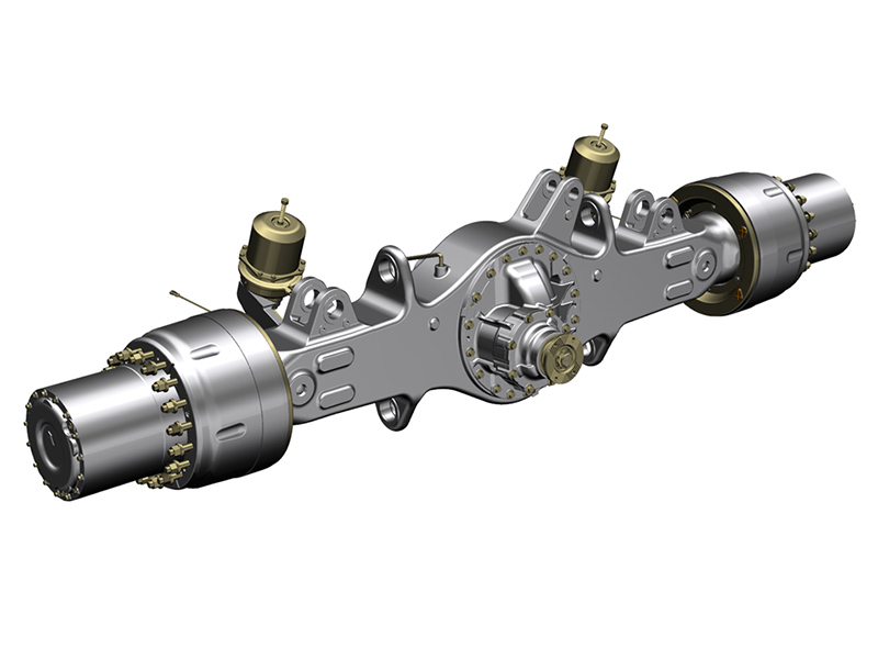 Non-through Drive Axle Assembly Heavy Truck 141 350 05 00